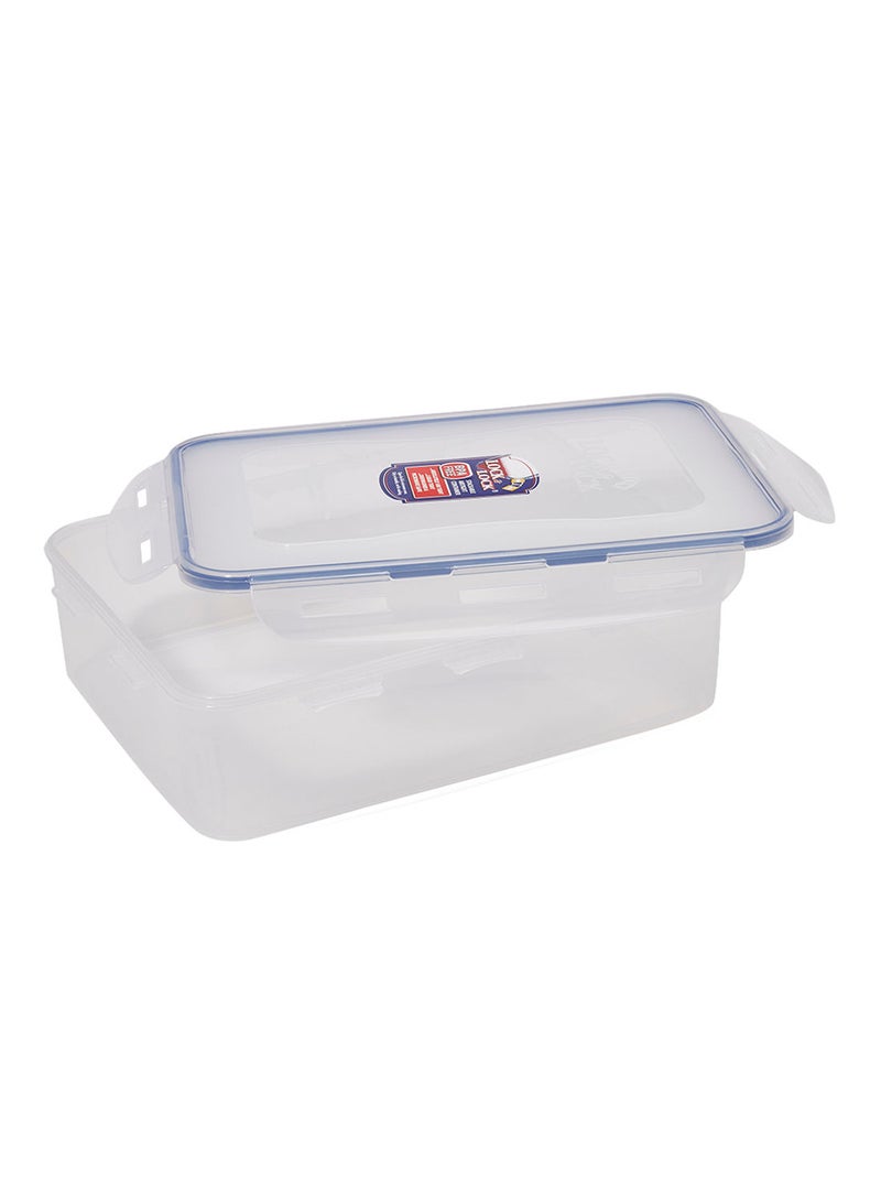 NIBEMINENT Rectangular Food Container Clear/Blue 3.9L  - Image 2