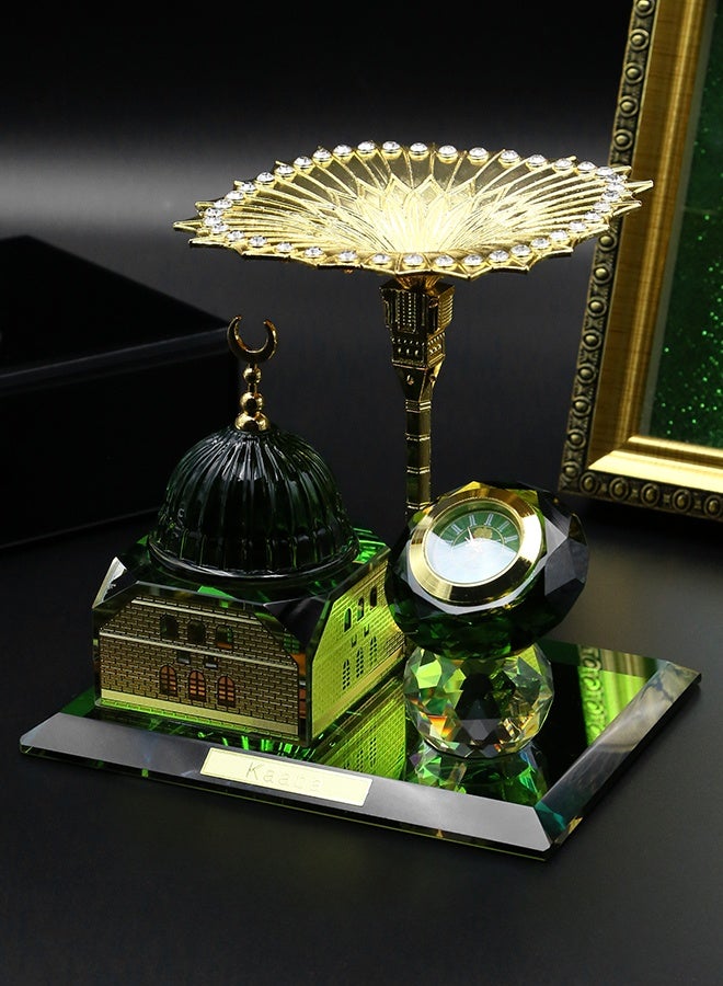 MHONGWEI Islamic Element Handicrafts, Home Decoration Gifts, Simplified Architectural Souvenirs, High-end Office Desktop Ornaments - Image 1