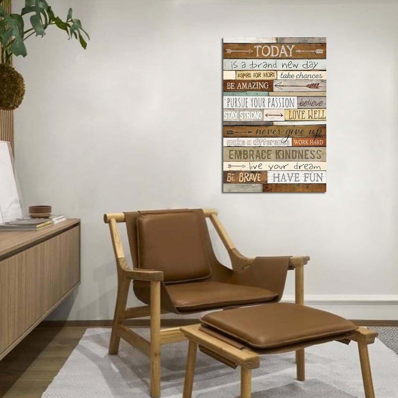 CGXART Inspirational Wall Art for Office Large Wall art Quotes Theme Wall Decor for Women Motivational Canvas Prints Framed Modern Office Decor Canvas Wall Art Size 24x36 - Image 4