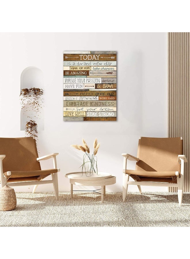 CGXART Inspirational Wall Art for Office Large Wall art Quotes Theme Wall Decor for Women Motivational Canvas Prints Framed Modern Office Decor Canvas Wall Art Size 24x36 - Image 3