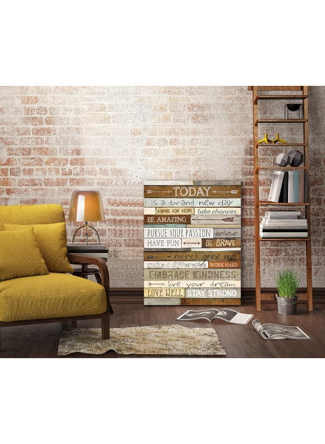 CGXART Inspirational Wall Art for Office Large Wall art Quotes Theme Wall Decor for Women Motivational Canvas Prints Framed Modern Office Decor Canvas Wall Art Size 24x36 - Image 2