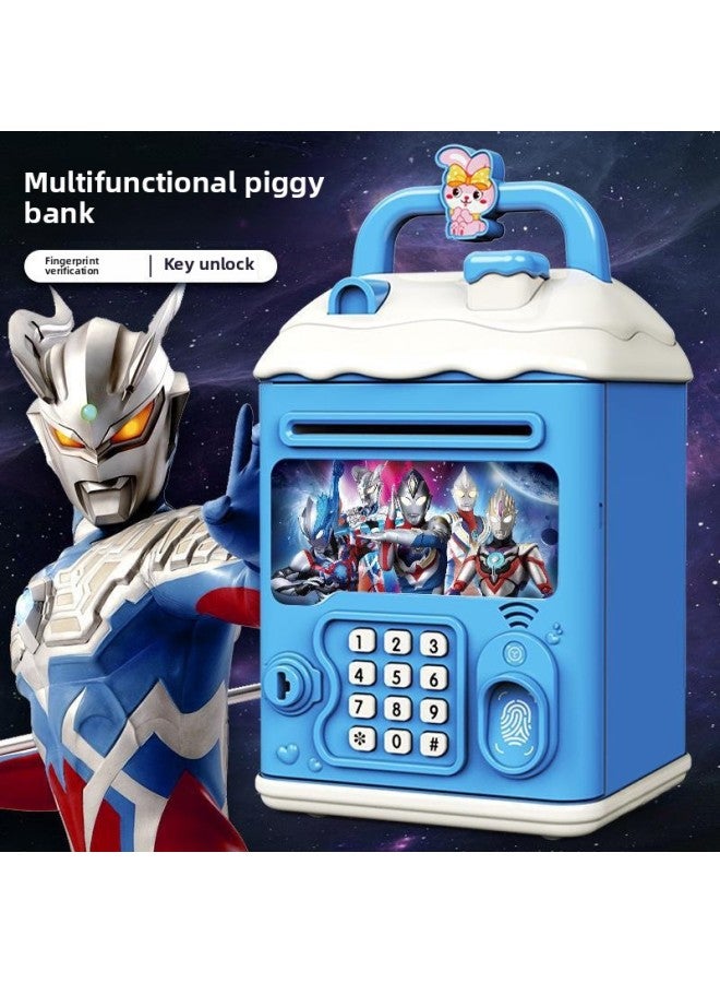 Can't Get In And Out Of The Year Piggy Bank Only Boys Password Box Kulomi Savings Girls Children Can Save And Free Shipping-Color:Kt Cat☀Password Key Unlock Without Automatic Banknote Rolling☀Battery Version - Image 2