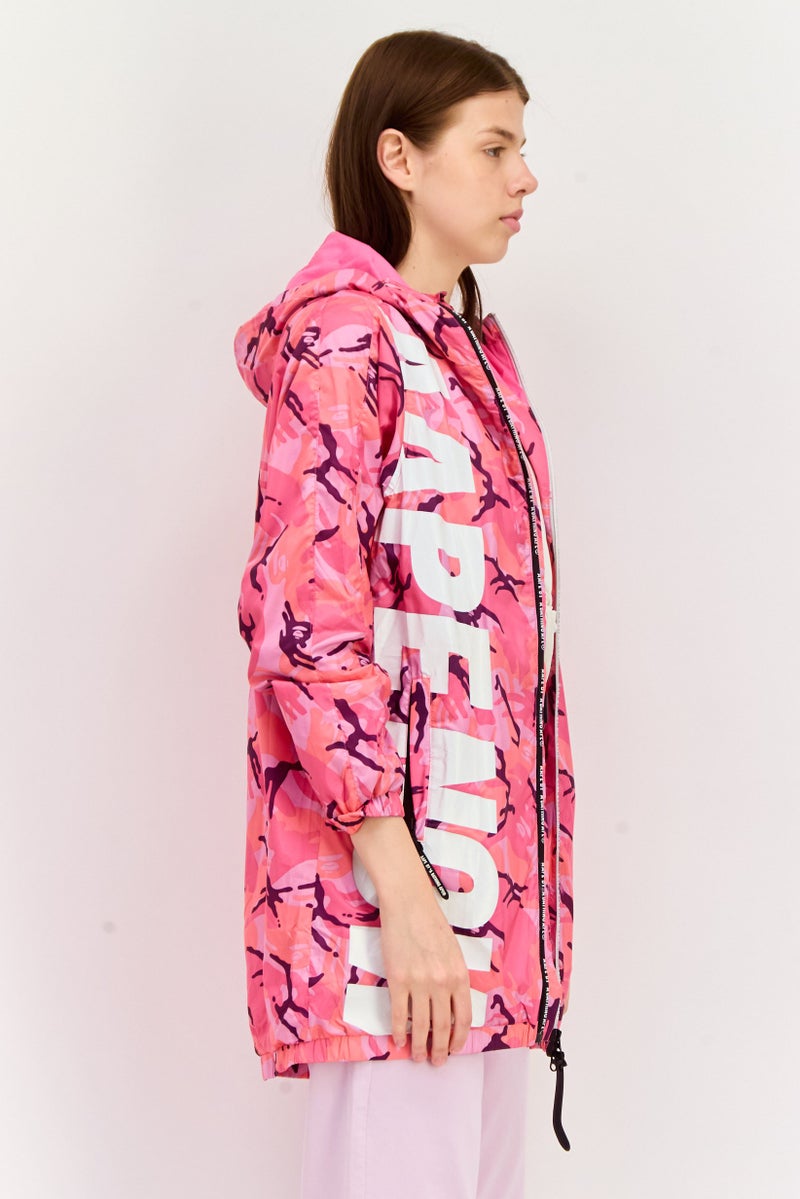 Aape By A Bathing Ape Women Camouflage Windbreaker Jacket, Multicolor - Image 4
