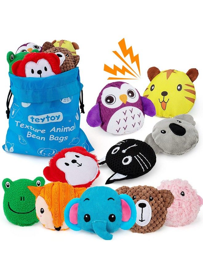 teytoy Sensory Bean Bag For Kids 10 Pack Texture Sensory Beanbags Sensory Toys For Autism Animal Sensory Bean Bags With Storage Bag Sensory Toys For Preschoolers Fine Motor & Sensory Play For Boys And Girls - Image 2