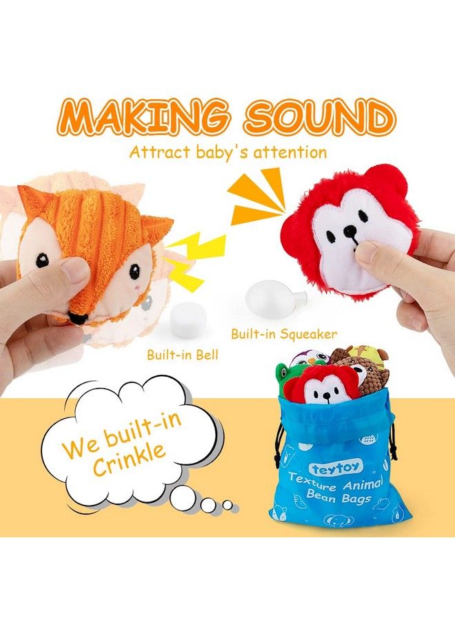 teytoy Sensory Bean Bag For Kids 10 Pack Texture Sensory Beanbags Sensory Toys For Autism Animal Sensory Bean Bags With Storage Bag Sensory Toys For Preschoolers Fine Motor & Sensory Play For Boys And Girls - Image 5