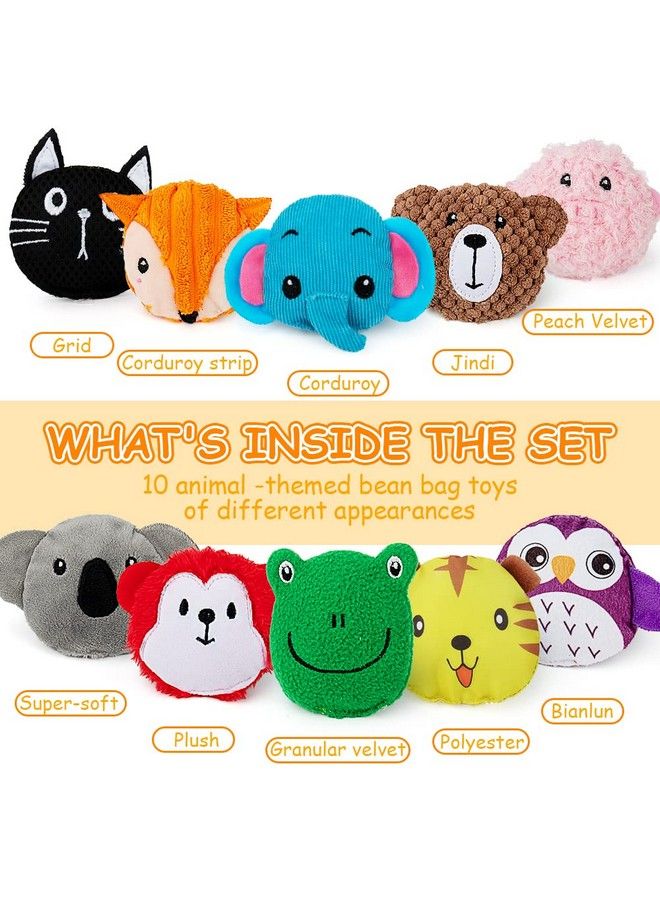 teytoy Sensory Bean Bag For Kids 10 Pack Texture Sensory Beanbags Sensory Toys For Autism Animal Sensory Bean Bags With Storage Bag Sensory Toys For Preschoolers Fine Motor & Sensory Play For Boys And Girls - Image 4