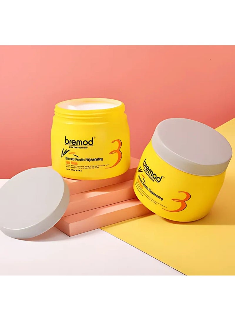 BREMOD Performance keratin Rejuvenating Hair Mask 500ml - Image 2