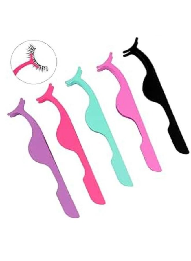 مجموعة ملقط تثبيت الرموش ومكبس الرموش - متعددة الألوان - Image 2