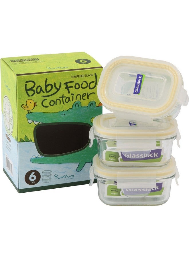 Glasslock 6-Piece Rectangle Baby Box Set, Mini (3 count)