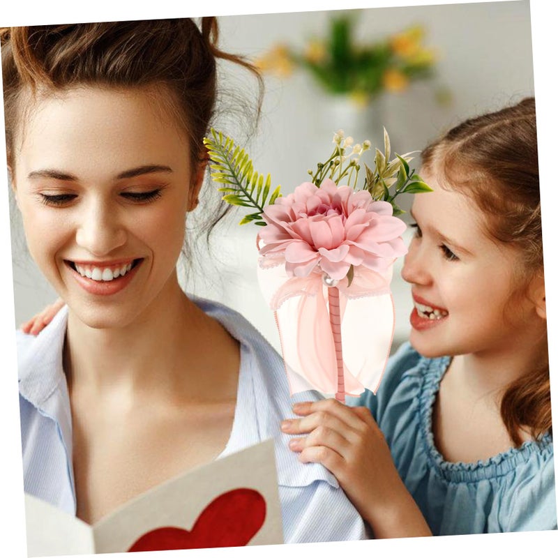 Realistic Artificial Flower Bouquet Ballpoint Pen For Mother Day Gift - Image 5