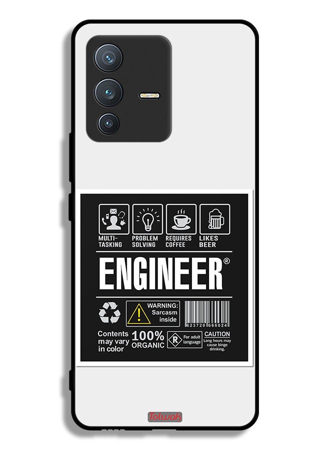 Tolwak Vivo V23 Pro 5G Protective Case Cover Engineer Sticker - Image 1