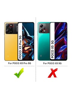ماركة غير محددة متوافق مع حافظة هاتف Xiaomi Poco X5 Pro 5G من السيليكون السائل، حافظة هاتف Mi Poco X5 Pro ناعمة الملمس من السيليكون غطاء رفيع مقاوم للصدمات أزرق  - Image 4