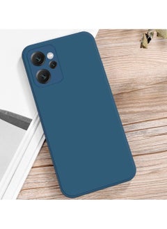 ماركة غير محددة متوافق مع حافظة هاتف Xiaomi Poco X5 Pro 5G من السيليكون السائل، حافظة هاتف Mi Poco X5 Pro ناعمة الملمس من السيليكون غطاء رفيع مقاوم للصدمات أزرق  - Image 2