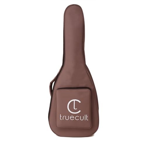 True Cult Acoustic Guitar Bag Compatible with All 38; 39; 40; 41; 42 Inches Guitar (Acoustic Guitar Bag, Black Red) - Image 1