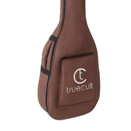 True Cult Acoustic Guitar Bag Compatible with All 38; 39; 40; 41; 42 Inches Guitar (Acoustic Guitar Bag, Black Red) - Image 3