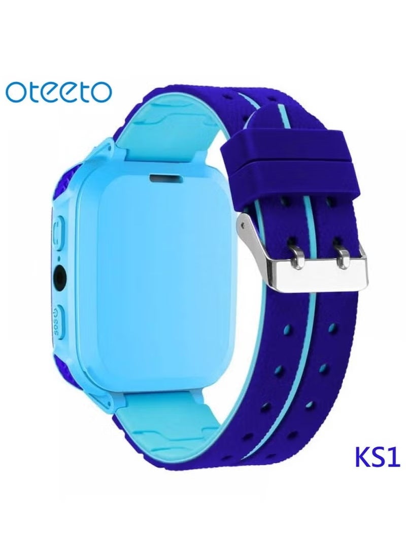 Oteeto Oteeto Kids Smart Watch KS1 with Camera Built in Games Blue  - Image 1