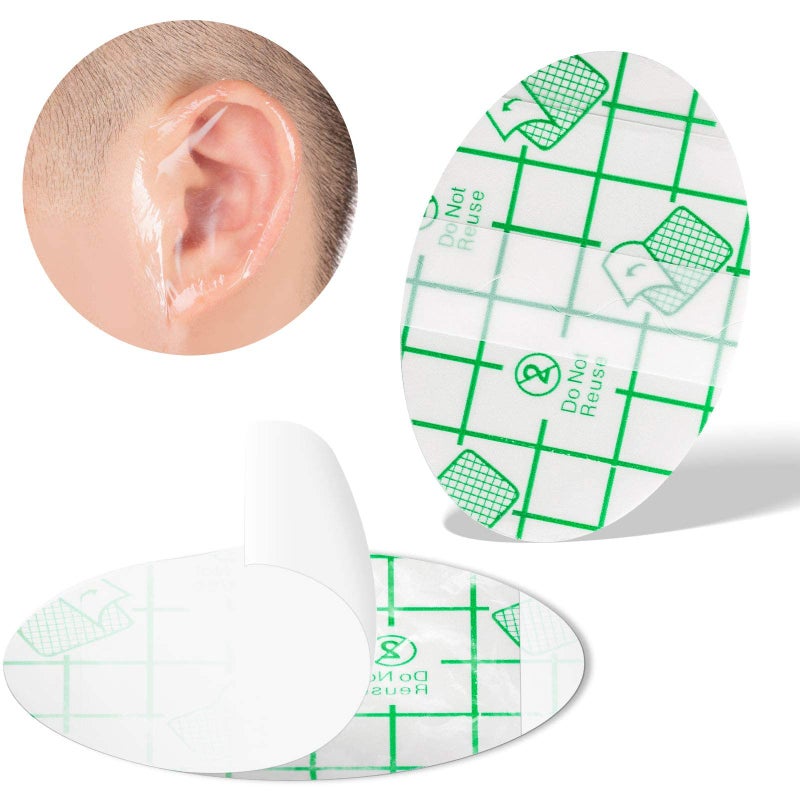 KASTWAVE Waterproof Ear Stickers, Baby Waterproof Ear Protector, Newborn Ear Protection for Swimming Showering Surfing Snorkeling and Other Water Sports Kids Size（50 Pack）