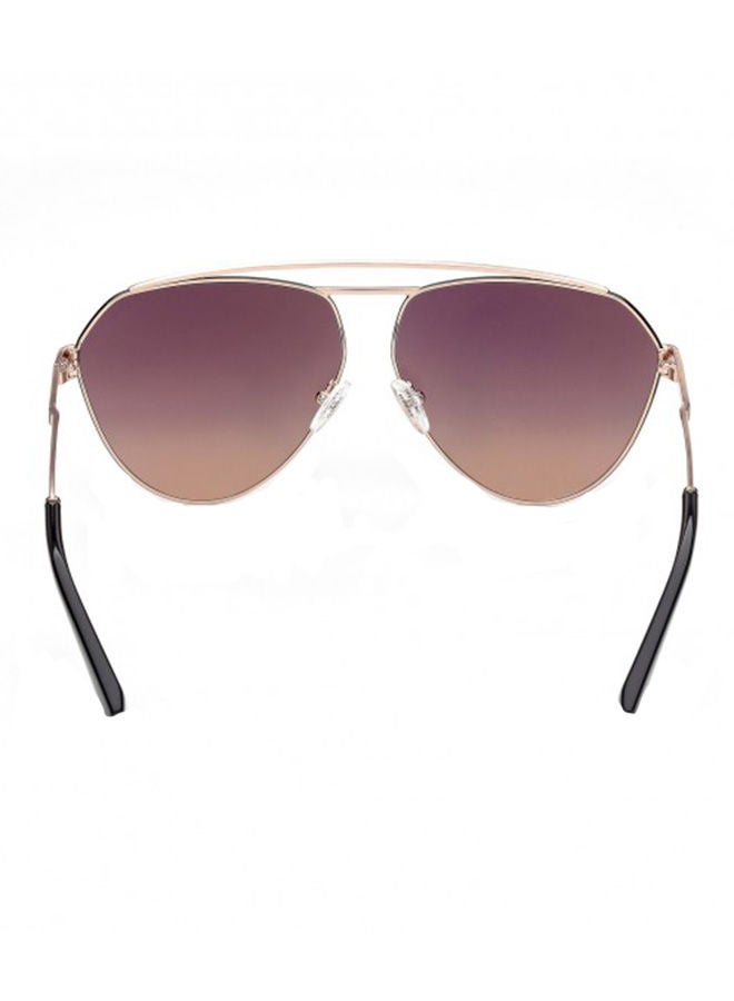 GUESS Women Aviator Large Sunglasses with Brown Lenses - GU7783 28Z 63mm - Image 4