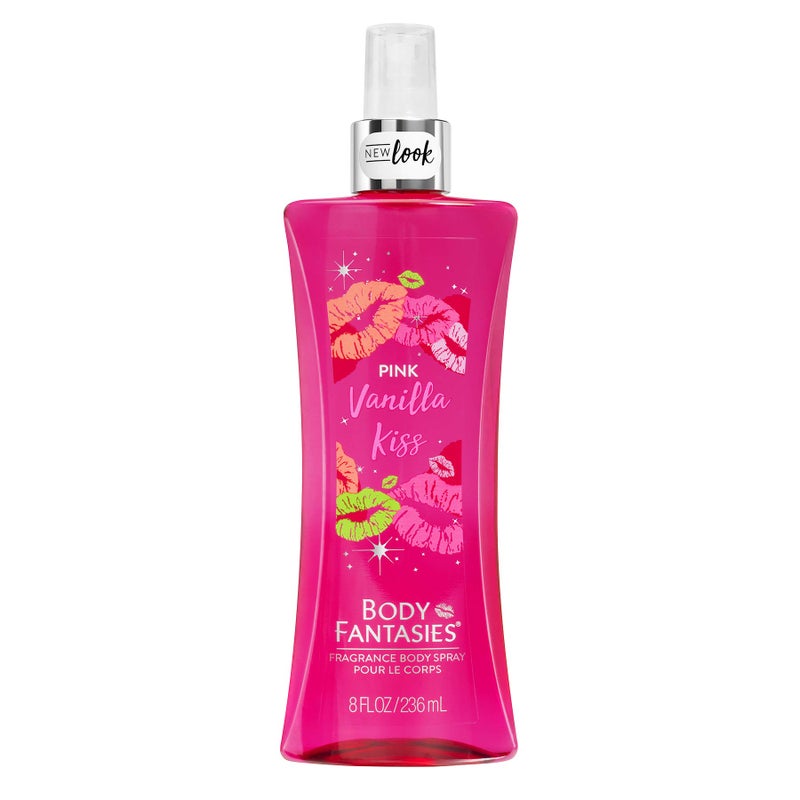 BODY FANTASIES بخاخ الجسم SIGNATURE Fragrance، فانتازي الفانيليا الوردية، 8 أونصة سائلة (BF44) - Image 1