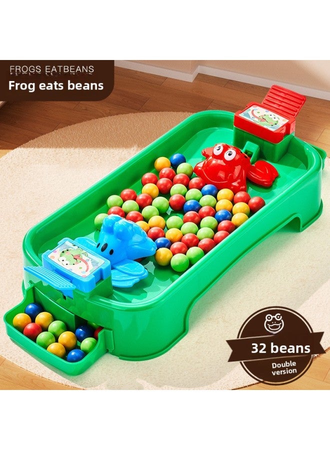 لعبة ضفدع يأكل الفاصوليا للأطفال من عمر 3 إلى 6 سنوات، لعبة تعليمية تفاعلية للعائلة، معركة مزدوجة للإناث