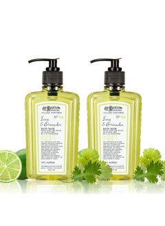 C. O. Bigelow CO Bigelow Hand Wash Lime Coriander Soap No 1530  Village Perfumer Moisturizing Hand Wash for Bathroom  Kitchen with Aloe Vera 10 fl oz Pack of 2 