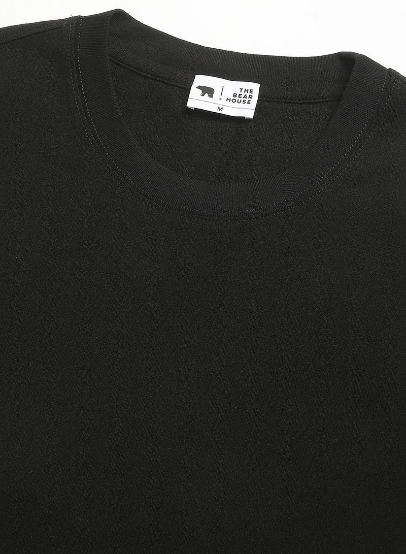 THE BEAR HOUSE Men’s Cotton T-Shirt – Soft, Breathable & Comfortable, Perfect for Casual Wear, Ideal for Everyday & Summer