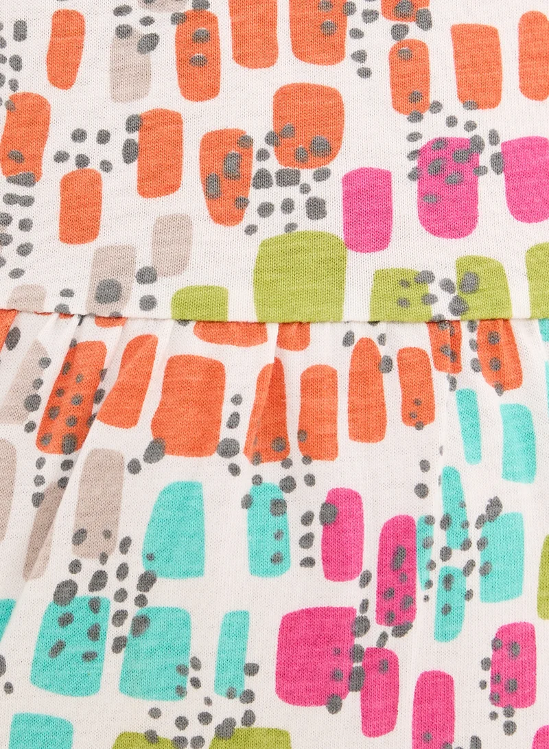victor and jane Printed Sleeveless Dress