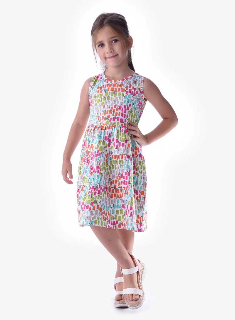 victor and jane Printed Sleeveless Dress