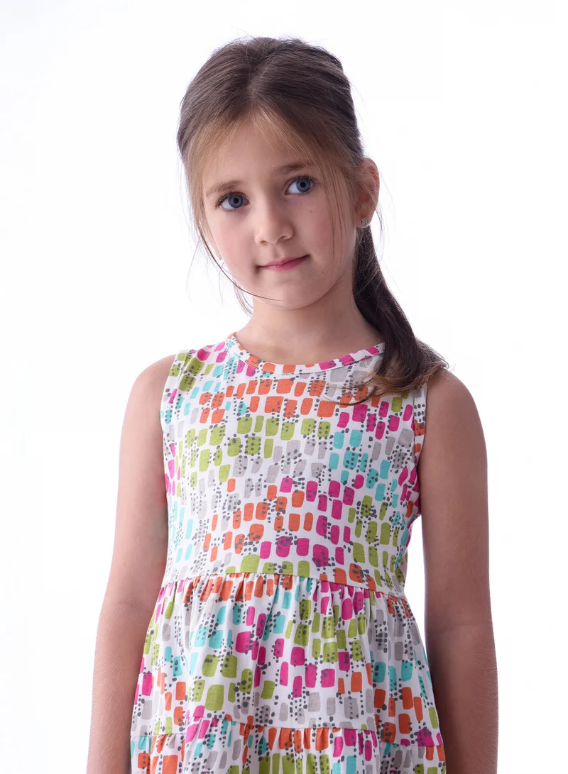 victor and jane Printed Sleeveless Dress