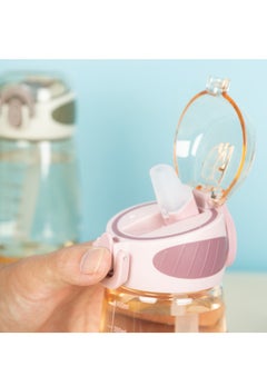 Gonice Kids Water Bottle, Baby Toddler Sippy Cup with Scale,400ML/14oz Water Bottle, BPA Free, Leak Proof, Shatter Proof for Water, Milk, Juice for School Family Outdoor Travel  - Image 4