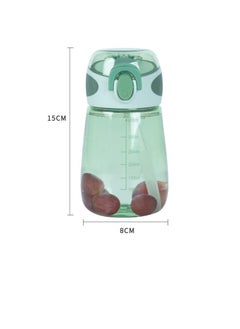 Gonice Kids Water Bottle, Baby Toddler Sippy Cup with Scale,400ML/14oz Water Bottle, BPA Free, Leak Proof, Shatter Proof for Water, Milk, Juice for School Family Outdoor Travel  - Image 5