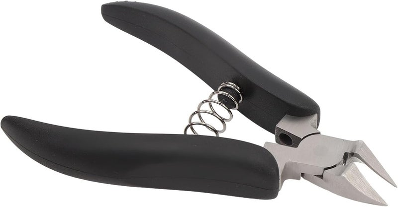 Stainless Steel Cuticle Nipper, Non Slip Ingrown Toe Nail Cuticle Pliers with Protective Cover, Dual Sided for Trimming, Ergonomic for Handling - Image 4