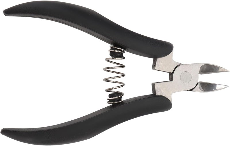 Stainless Steel Cuticle Nipper, Non Slip Ingrown Toe Nail Cuticle Pliers with Protective Cover, Dual Sided for Trimming, Ergonomic for Handling - Image 2