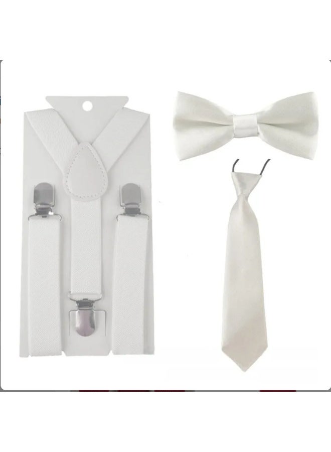 New Sling Adult Men's X-shaped Sling Plain Sling Bow Tie Square Scarf Flap Pocket Pants Square Set Logo