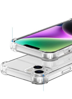 Iphone 15+ Plus Anti Shock Transperent Case
