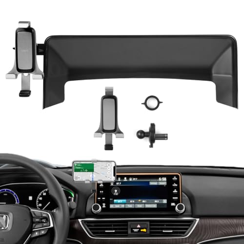 Autorder Car Phone Holder for Honda Accord 2018-2022 Accessories Air Vent Screen Fixed Clip 360° Rotation Cell Phone Mount Hands-Free Anti-Vibration(Two Installation Methods) - Image 1