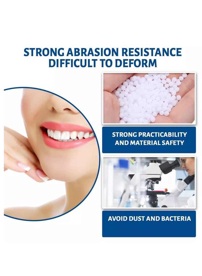 EELHOE Temporary Tooth Repair Beads Tooth Repair Kit Teeth Filling Replacement for Chipped Teeth, Thermal Beads for Temporary Fix The Missing and Broken Tooth Fake Teeth 30 ml - Image 3