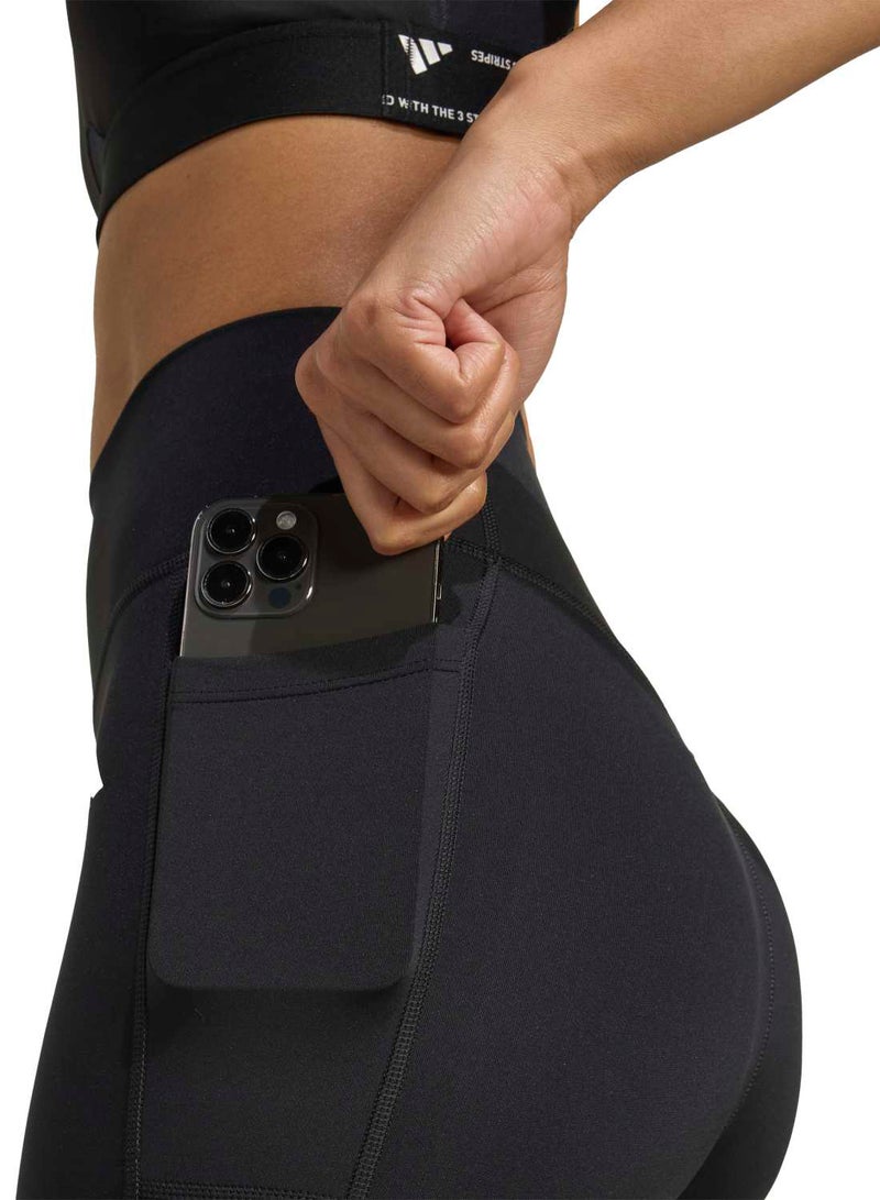 Adidas Optimé Essentials Workout 7/8 Leggings - Image 5