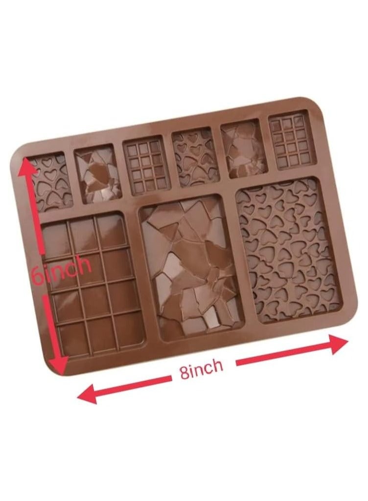 قالب شيكولاته سيليكون  شكل قلوب - Image 3