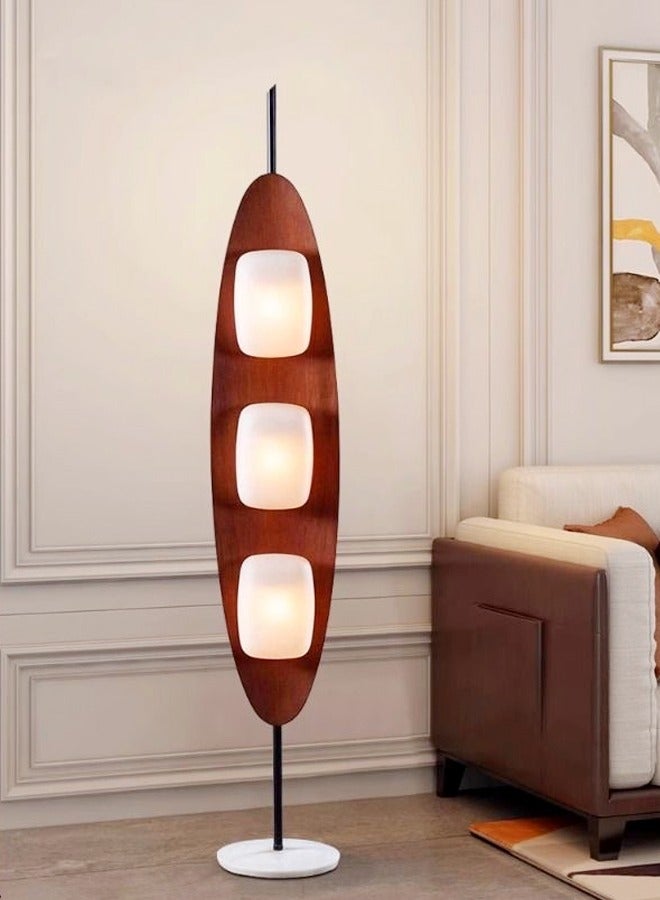 فاشون هوم مصباح أرضي بتصميم فني مخصص على الطراز الشمالي، مصباح أرضي قائم بذاته، مصباح زاوية ديكور داخلي يعمل بمفتاح قدم، مصباح إضاءة LED لغرفة المعيشة وغرفة النوم والفنادق والمحلات التجارية والمكاتب، 30×160 سنتيمتر  - Image 1