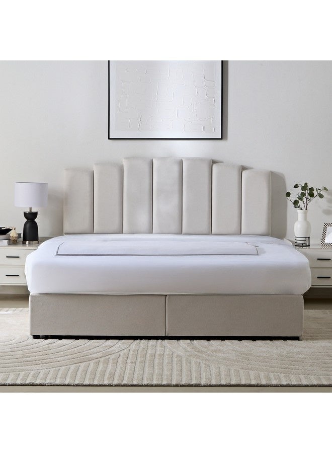 Home Box Curvy Rio Queen Upholstered Bed 205 x 125 x 160 cm - Image 2