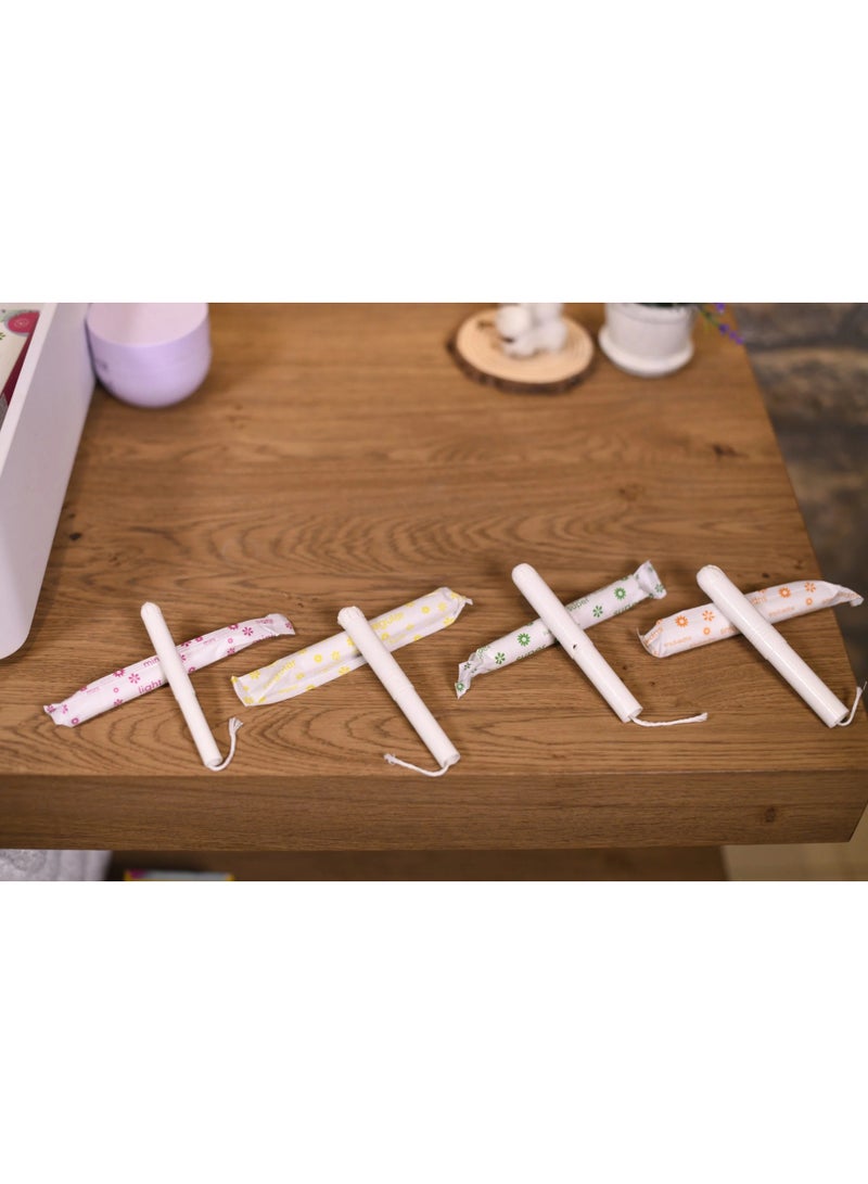 Masmi Organic Super Cotton Tampon With Applicator 14Pcs - Image 5