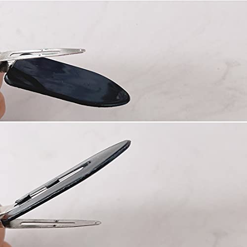 Conpru No Bend Hair Clips, 12 Pieces, No Crease Hair Clips for Hair Styling and Makeup Application - Image 2