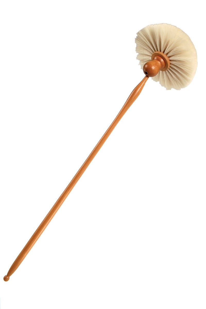 Redecker Goat Hair Cobweb Broom with Waxed Beechwood Handle, 23-5/8-Inches - Image 5