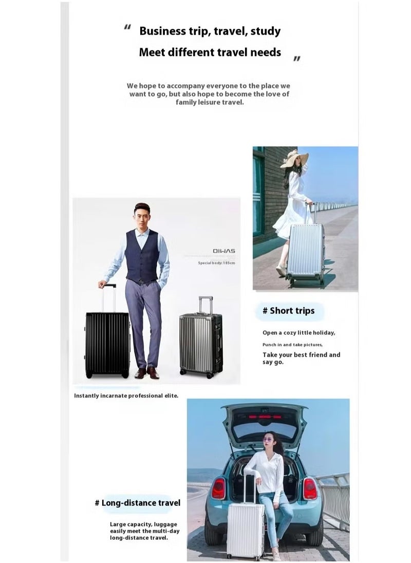 Generic Travel Luggage 1 Piece Sets suitable for short trips, PC+ABS Hard Shell Clearance Luggage Carry on Luggage Suitcase with TSA Lock Spinner Wheels Durable Lightweight Travel Luggage，USB Charging Port  - Image 3