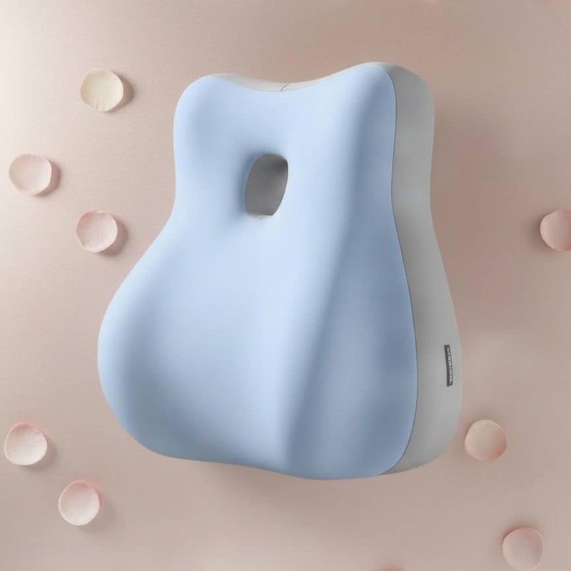 predolo Height Pillow Versatile Couple's Support Cushion Romantic Support Pillow for Couples, Readers, Blue Gray - Image 2