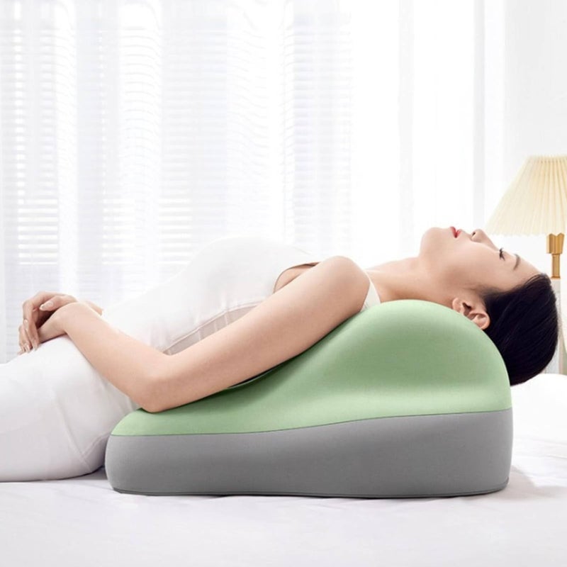 predolo Height Pillow Versatile Couple's Support Cushion Romantic Support Pillow for Couples, Readers, Blue Gray - Image 4