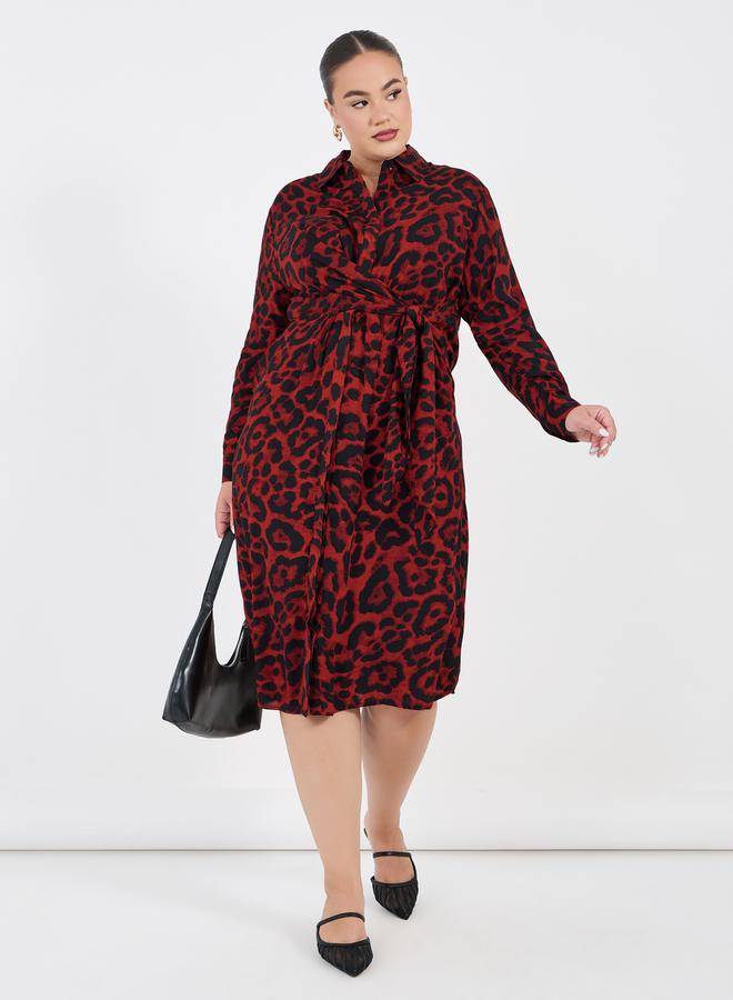 Styli Leopard Print Dress - Image 1