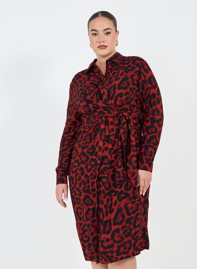 Styli Leopard Print Dress - Image 2