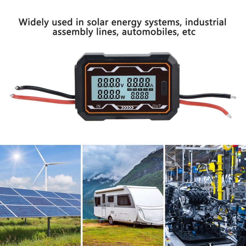 150A Digital Power Meter Large Screen Backlight DC Voltage Current Tester Energy Monitor - Image 4